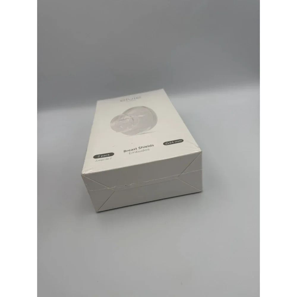 Elvie Stride 24mm Breast Shields 2 Pack Replacement Flanges BPA Free New (1 Box)